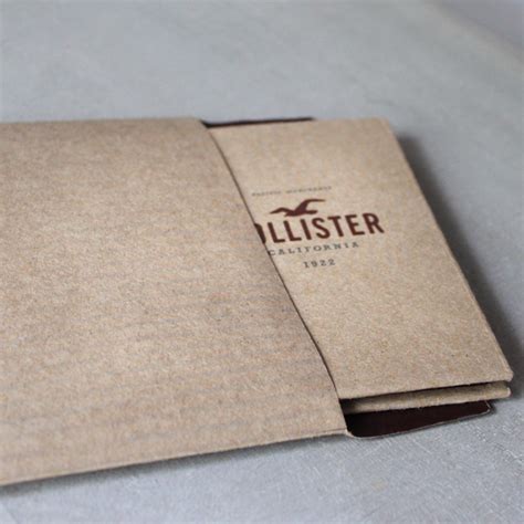 Hollister in-store gift card package by Dale Beato at Coroflot.com