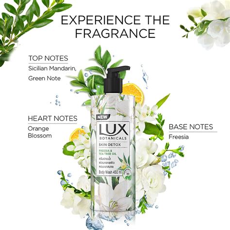 Buy LUX BOTANICALS SKIN DETOX BODY WASH FREESIA TEA TREE OIL NATURAL