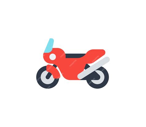 Premium Vector Sport Motorcycle Vector Isolated Emoji Icon Motorbike