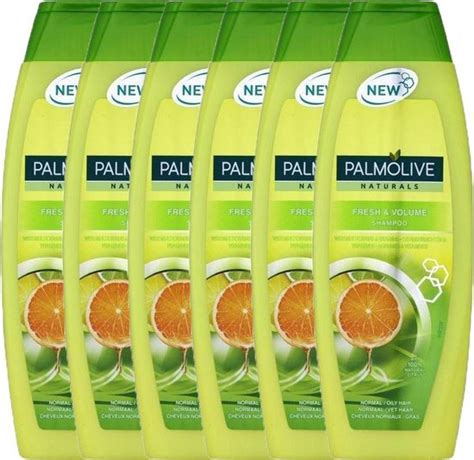 Palmolive Naturals Fresh Volume Shampoo 6 X 350 Ml Bol