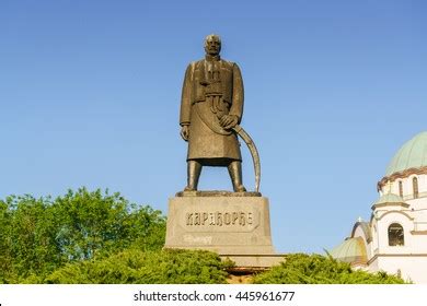 Monument Commemorating Karadjordje Petrovic Front Saint Stock Photo ...