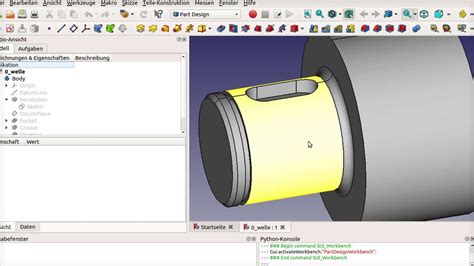 FreeCAD 0 20 MotorShaft Adjustment Spring Locking Ring With AutoUpdate