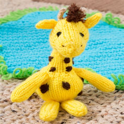 Knit Georgie Giraffe For Someone Special Free Knitting Pattern