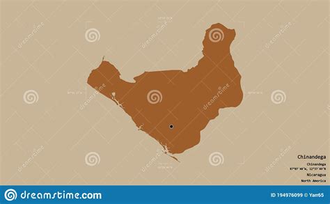 Chinandega Nicaragua Bounding Box Pattern Stock Illustration