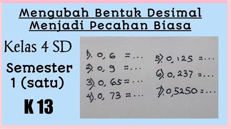 Ruang belajar channel cara mengubah pecahan biasa menjadi pecahan ...