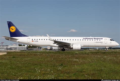 D AEBA Lufthansa Regional Embraer ERJ 195LR ERJ 190 200 LR Photo By