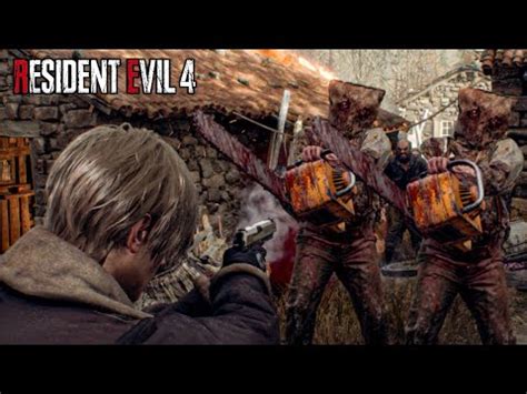 DERROTANDO 2 DR SALVADOR RESIDENT EVIL 4 REMAKE YouTube