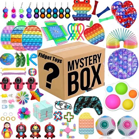 Klikkopers Fidget Toys Pakket Stuks Mystery Box Etiket Bol