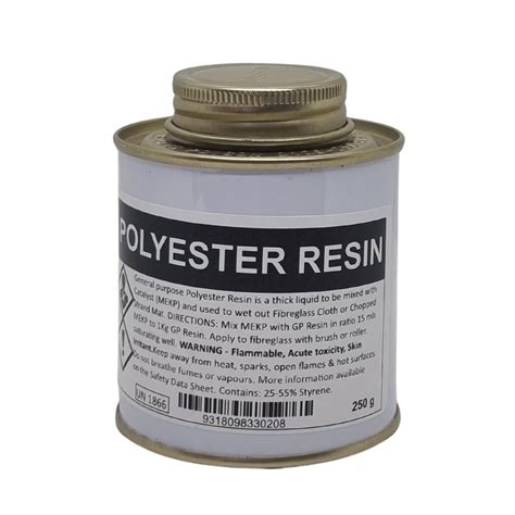 Fibreglass Polyester Resin And Hardener Kit 250g Marine Polyester Resin Ebay