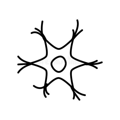 Neuron Icon Vector Illustration Stock Vector Illustration Of