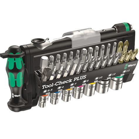 Wera Tool Check Plus Metric Bits With Ratchet And Socketswera