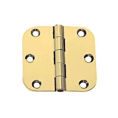 Renovators Supply Bright Brass Cabinet Door Square Hinge 2 Small Kitchen Cabinet Hinge W