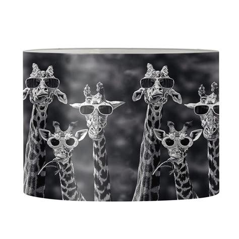 Netilgen Giraffe Lamp Shade With Sunglasses Fashion Modern Lampshade