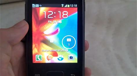 Samsung Galaxy Gt S5301 Incoming Call Via Fake Call Youtube