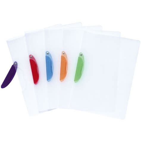 Chemises De Présentation PP Semi Rigide à Clips A Couleurs Ass Papel tn