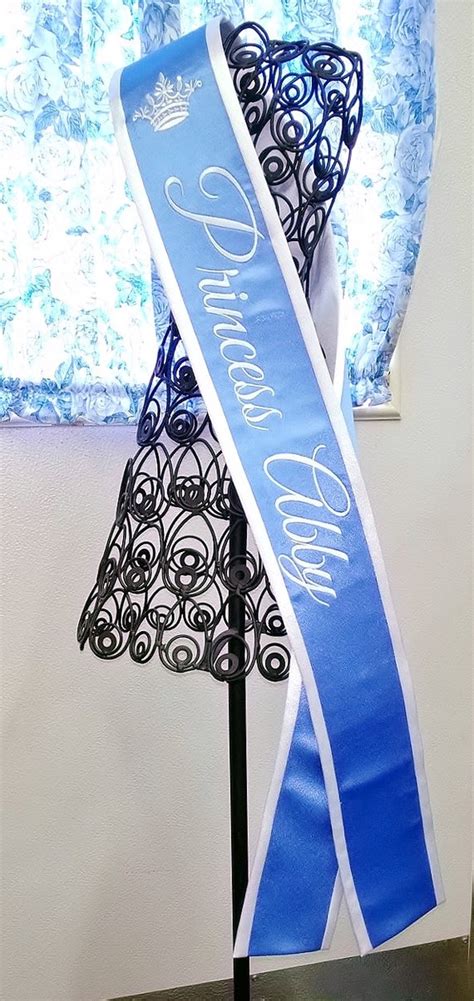 Personalized Sash Pageant Sash Princess Sash Queen Sash Etsy