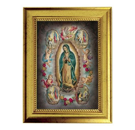 Our Lady Of Guadalupe Gold Leaf Framed Art Buy Religious Catholic Store