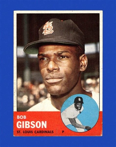 Topps Set Break Bob Gibson Vg Vgex Gmcards Ebay