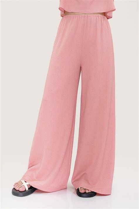 Peach Loungy Wide Leg Pants LibÉ