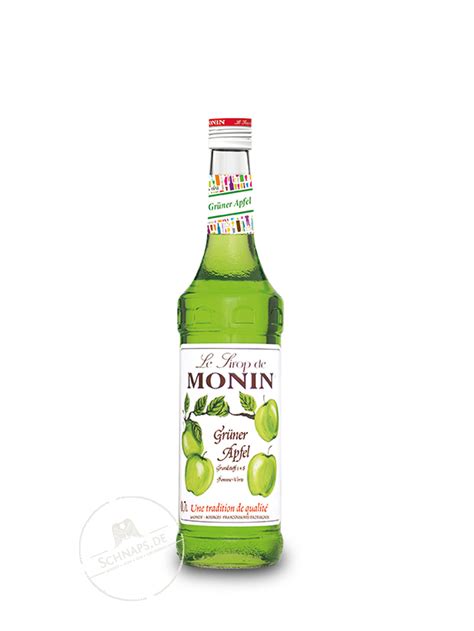 Monin Sirup Apfel Grün 0 7L TrinkKontor Shop Schnaps de