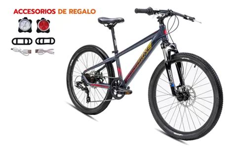 Bicicleta Alubike Sierra 8 Velocidades Aluminio Rodada 24 Meses Sin