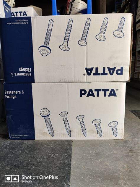 Mild Steel Galvanized Patta Self Drilling Screw For Roofing At Rs