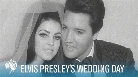 Elvis And Priscilla Presley S Wedding Day In Las Vegas 1967 British Pathé Elvis And