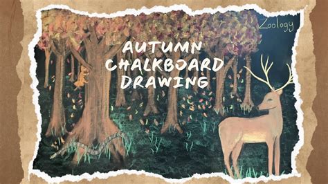 Autumn Chalkboard Drawing 4th Grade Waldorf Education Chalk Art YouTube