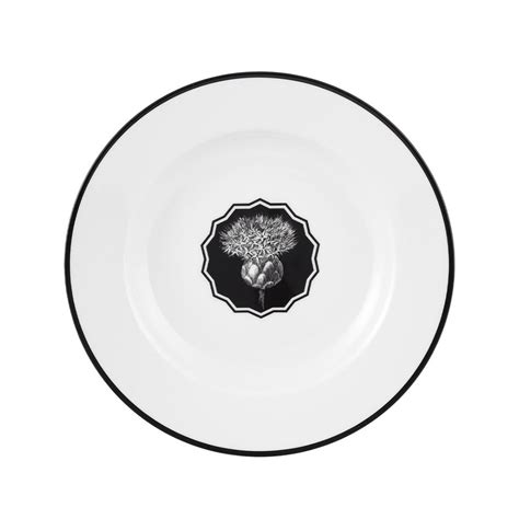 Assiette creuse en porcelaine blanche Ø 22 8 x 3 6 cm Défilé des