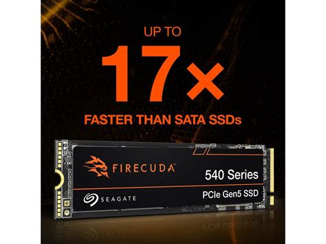 Seagate FireCuda 540 GEN5 SSD M 2 2280 2TB PCI Express 5 0 X4 3D TLC