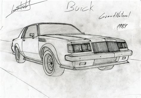 Buick Art Drawing Skill