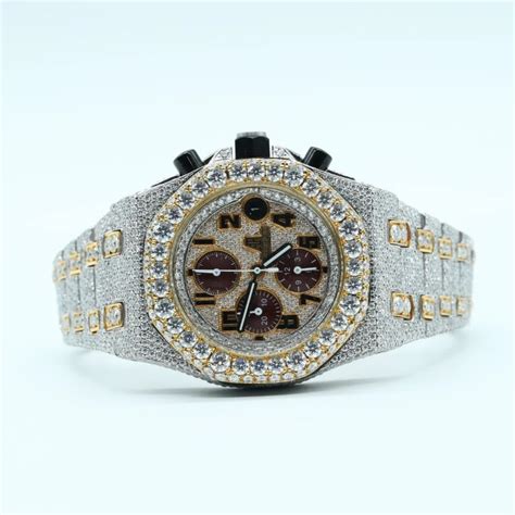 Good Quality Custom Watch For Men Iced Out Moissanite Watch Diamond