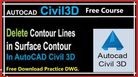 How To Delete Extra Contour Lines From Surface In AutoCAD Civil 3d