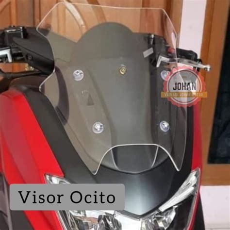 Jual Visor Pcx Model Pendek Smoke Bening Wingshield Smoke