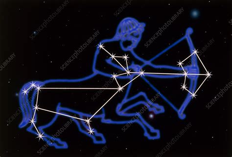 The Zodiacal Constellation Sagittarius Stock Image R5500314