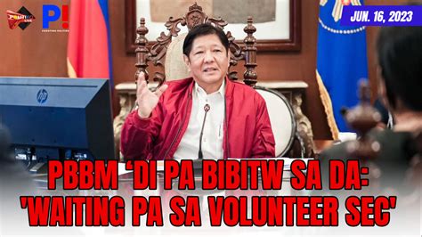 P Kwentong Politiko June Pbbm Di Pa Bibitw Sa Da Waiting