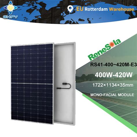 Renesola RS41 400 420m E3 PV Solar Power Modules 400W 405W 410W 415W