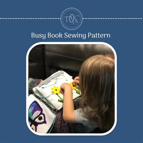 Embroidery Pattern Quiet Book Etsy