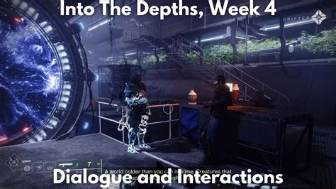 Into The Depths Week 4 Story Quest 4k Destiny 2 Season Of The Deep Youtube