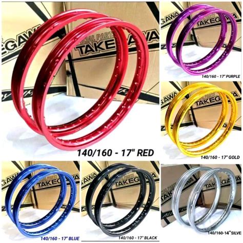 Jual Velg Takegawa Original W Shape Ring 17 140 160 Shopee Indonesia