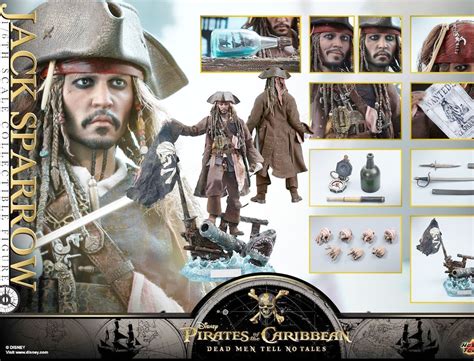 Pirati Dei Caraibi Nuova Action Figure Hot Toys Di Jack Sparrow