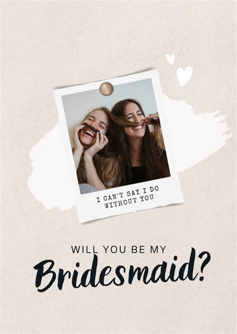 Free Printable Be My Bridesmaid Invitation Templates Canva