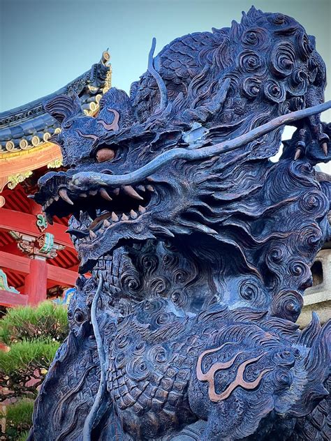 The Blue Dragon Of Kiyomizu Dera Alo Japan