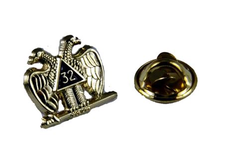 6030795 32nd Degree Scottish Rite Lapel Pin 32 Mason Master Masonic