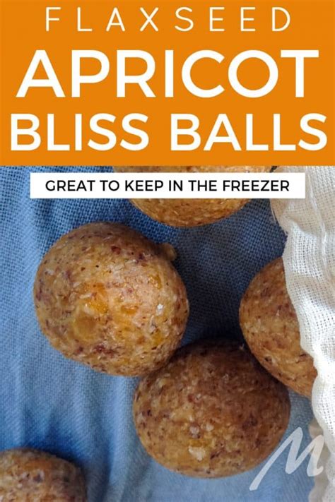 Healthy Flaxseed And Apricot Bliss Balls Recipe Delish Mumlyfe