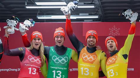 Deutsche Rodel Teamstaffel fährt zum Olympiasieg SHZ