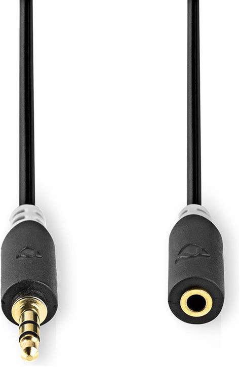 Nedis Stereo Audiokabel Mm Male Mm Female Verguld