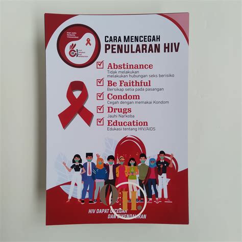 Jual Poster Cara Mencegah Penularan HIV AIDS Poster Cegah HIV