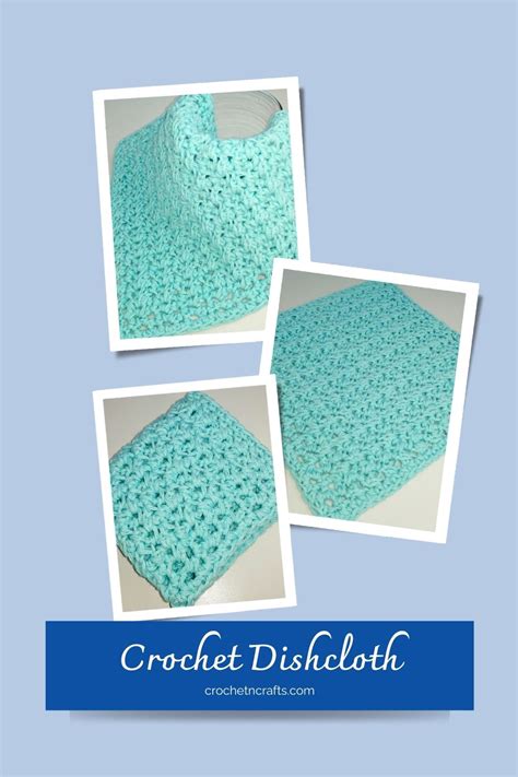 Esc Cross Stitch Crochet Dishcloth Pattern Crochetncrafts