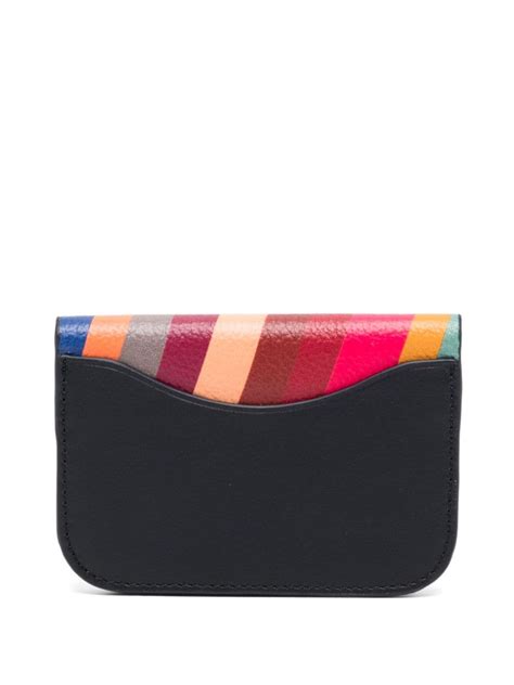 Paul Smith Striped Leather Wallet Farfetch